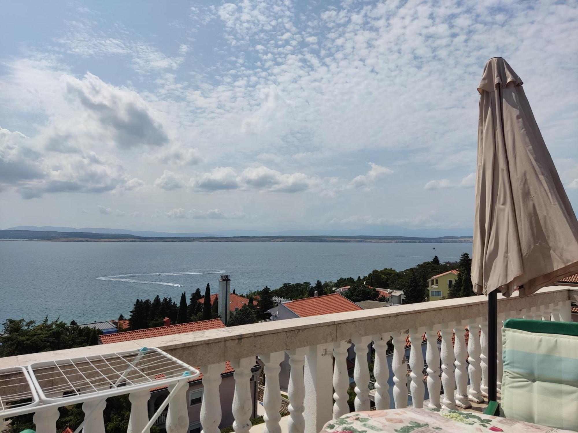 Panorama View Close Sandy Beach 100M To Talasoterapija, Crikvenica Esterno foto