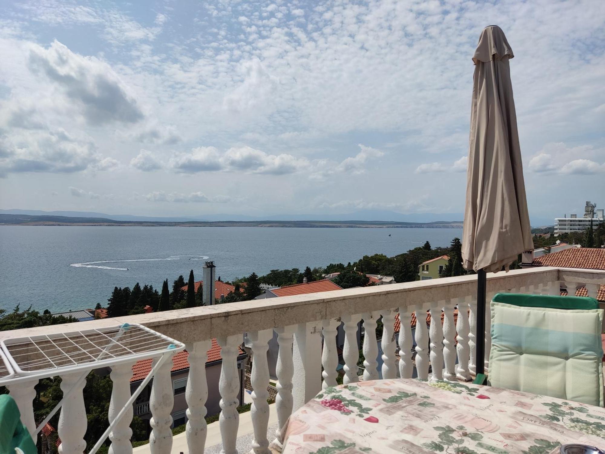Panorama View Close Sandy Beach 100M To Talasoterapija, Crikvenica Esterno foto