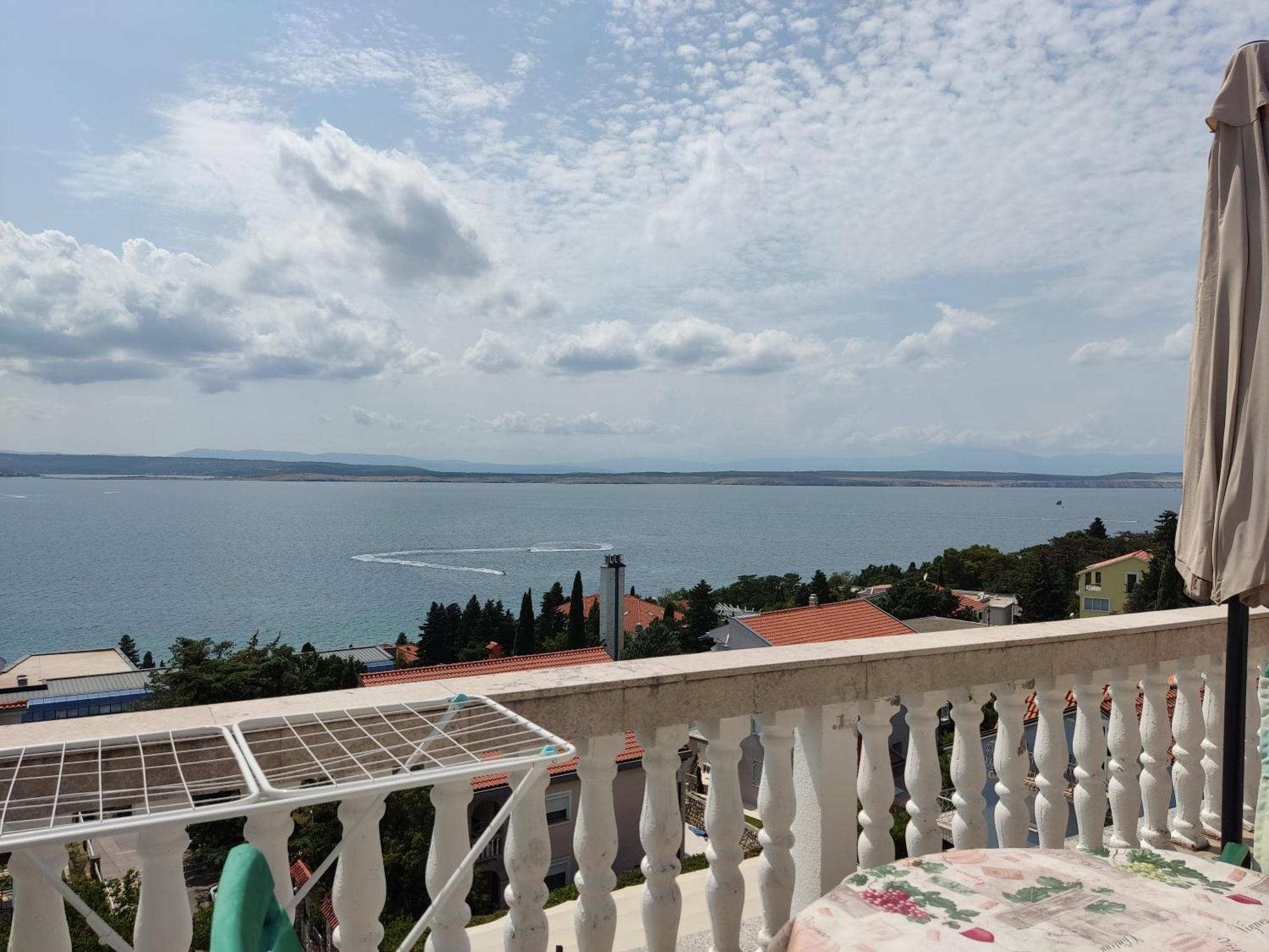 Panorama View Close Sandy Beach 100M To Talasoterapija, Crikvenica Esterno foto