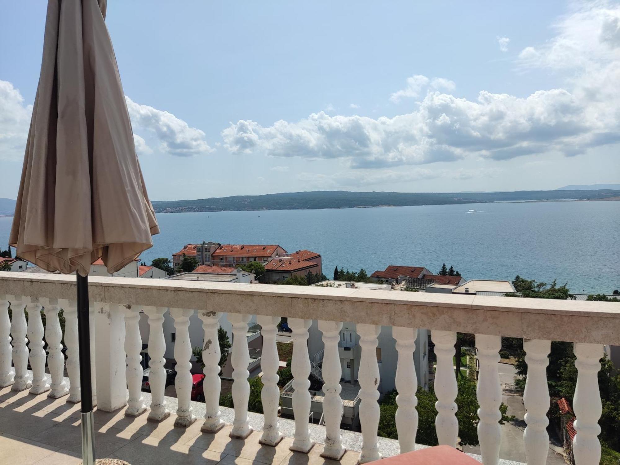 Panorama View Close Sandy Beach 100M To Talasoterapija, Crikvenica Esterno foto
